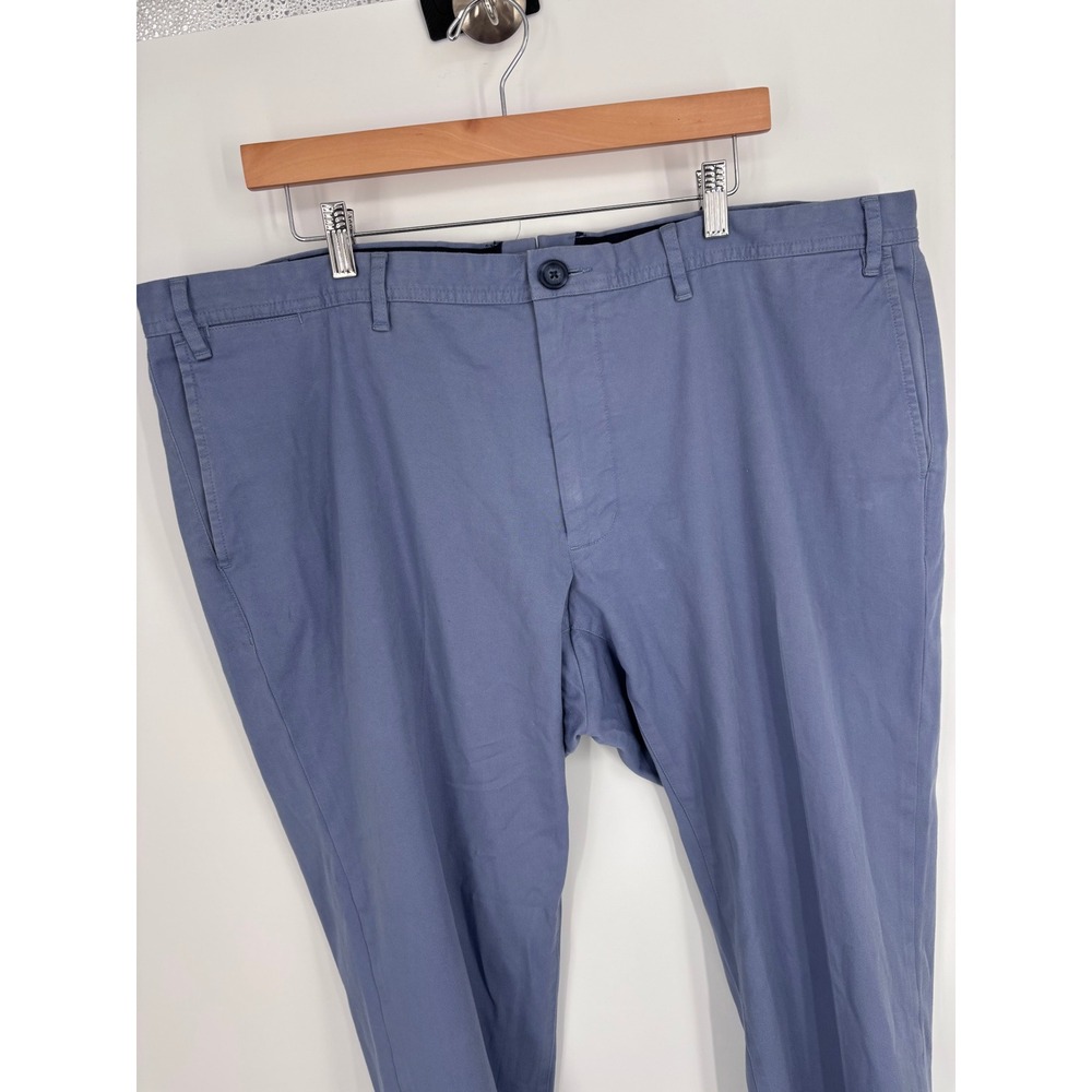Proper Cloth Chino Pants Mens 42x28 Sky Blue Stretch Cotton Twill Bleeker